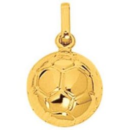 Mon Premier Bijou Pendentif ballon foot - Or jaune 18 ct