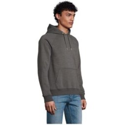 Sweat capuche personnalisable STELLAR Anthracite Chine