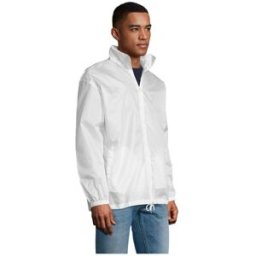 Veste coupe-vent unisexe personnalisée - Idéale pour tous SHIFT blanc