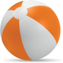 Ballon de plage personnalisé gonflable PLAYTIME orange