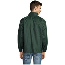 Veste coupe-vent personnalisable unisexe SOL'S SURF vert forêt