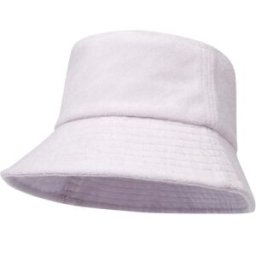 Bob anti-UV de 230 g/m² Melo en tissu éponge recyclé GRS lilas