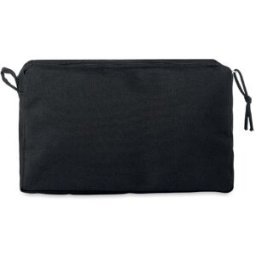 Trousse de toilette personnalisable en RPET BETTER SMART noir