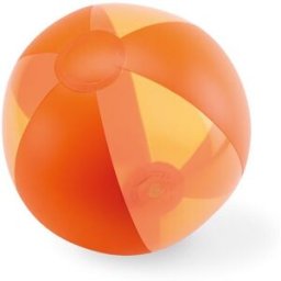 Ballon de plage personnalisable gonflable AQUATIME orange