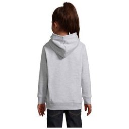 Sweat Capuche et Stylé pour Enfant - CONDOR KIDS Gris Chiné II