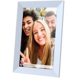 Cadre photo numérique 10" Prixton Prado Frameo avec Wi-Fi blanc