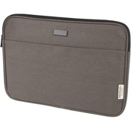 Housse pour ordinateur portable Joey de 2 L en toile recyclée GRS 14 pouces gris