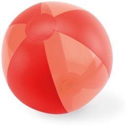Ballon de plage personnalisable gonflable AQUATIME rouge