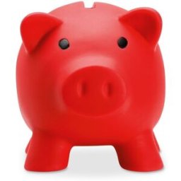Tirelire personnalisé SOFTCO rouge