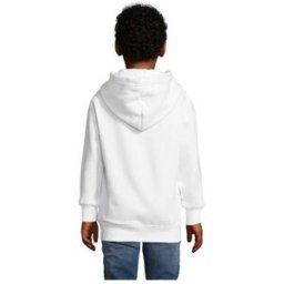 Sweat Capuche Personnalisé Parfait pour les Enfants SLAM KIDS blanc