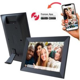 Cadre photo numérique 10" Prixton Prado Frameo avec Wi-Fi noir