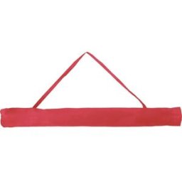 Parasol personnalisé en polyester 190T pour la plage - Elsa rouge