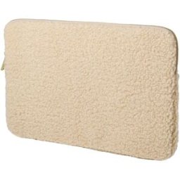 Housse pour ordinateur portable Bear sherpa de 2 L recyclée GRS 13" naturel