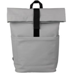 Sac à dos personnalisé en PU pour ordinateur - Senta gris
