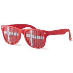 Lunettes de supporter personnalisées élégantes et festives FLAG FUN Multicolore