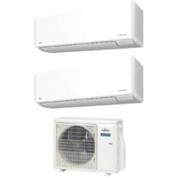 Fujitsu Siemens Climatiseur Dual Split Kmcg Series 12000+12000 Btu Aseh12kmcg Wi-fi Inverter A+++