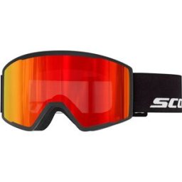 Scott Masque De Ski Trace Pro Black Red Chrome/CAT3 Homme,Femme