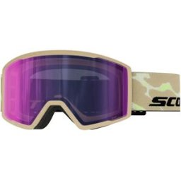 Scott Lunettes De Ski Photochromiques Trace Pro Light Sensitive Mojave Beige Light Sensitive Blue Chrome/CAT1-3 Homme,Femme