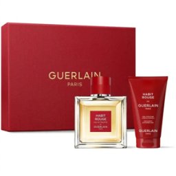GUERLAIN - Coffret Habit Rouge Coffret pour Homme Eau de toilette 100ml + Gel douche 75ml - Kapao Parfumerie en ligne française