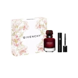 GIVENCHY - Coffret L'Interdit Coffret pour Femme Eau de Parfum Rouge 50ml + Mini mascara L'Interdit Couture Volume N001 Black - Kapao Parfumerie en ligne française