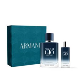 Giorgio Armani - Coffret Acqua di Giò Profondo Coffret pour Homme Eau de parfum 100ml + vapo 15ml - Kapao Parfumerie en ligne française