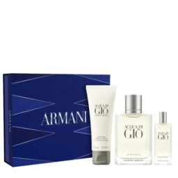 Giorgio Armani - Coffret Acqua di Giò Coffret pour Homme 02 Eau de toilette 50ml + vapo 15ml + Gel douche 75ml - Kapao Parfumerie en ligne française
