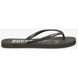 Superdry Femme Logo Imprimé Caoutchouc Tongs Studios, Noir, Pointure: L