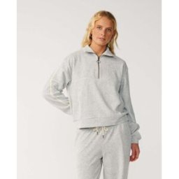 Rip Curl Sweat 3/4 Zip Cosy Gris chiné S Female