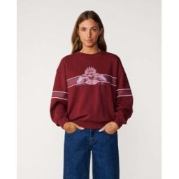 Rip Curl Sweat col rond Archive Dolphin Oversize Prune foncé M Female