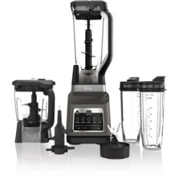 Robot de cuisine 3-en-1 Ninja 1200 W avec bol 2,1 L et technologie Auto-iQ - Gris Bronze BN800EUSDBRN par SharkNinja