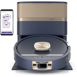 Shark PowerDetect Luxe UV Reveal, robot aspirateur et nettoyeur 2-en-1 Bleu RV3025XEEUBL par SharkNinja