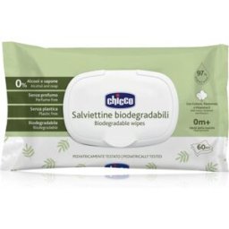 Chicco Biodegradable Baby Wipes lingettes douces pour bébé 60 pcs