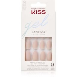 Kiss Gel Fantasy Fantasy Faux ongles Wait n See 28 pcs