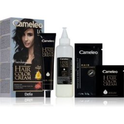 Delia Cosmetics Cameleo Omega coloration cheveux permanente teinte 1.0 Black 1 pcs