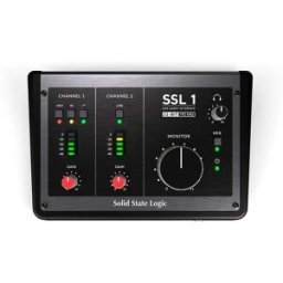 Solid State Logic Interface Audio Ssl1 Black / Silver One Size unisex