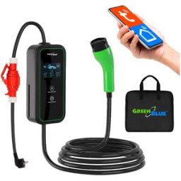 Greenblue Chargeur De Voiture électrique Gb1100 Black / Blue One Size unisex