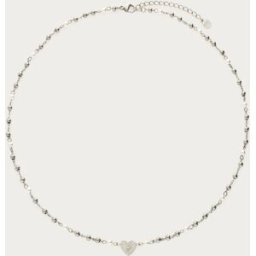 Collier mini cœur avec perles fantaisie My Jewellery One Size femme