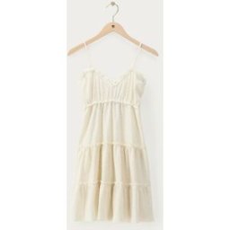 Robe blanche brodée My Jewellery Blanc XL femme
