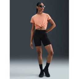 nike Nike One Classic Dri-FIT Twist Short Sleeve Top orange M (FR 42-44)