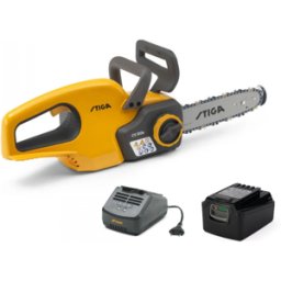 Stiga CS 100e Kit - Tronçonneuse à batterie 20 V 4 Ah - Guide de 25 cm