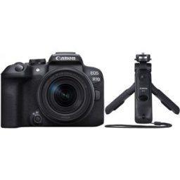 Canon EOS R10 + 18-150mm f3,5-6,3 + trépied à poignée HG-100TBR