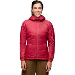 Black Diamond Sweat à Capuche Solution 2.0 Minerl Red S Femme