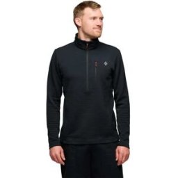 Black Diamond Sweat à Demi-zip Diverge Black M Homme