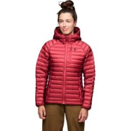 Black Diamond Sweat à Capuche Approach Down Minerl Red S Femme
