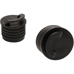 INF Bouchons de vidange noirs en ABS pour kayak, lot de 8 bouchons étanches pour kayaks et bateaux gonflables