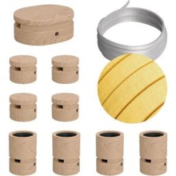 Creative Cables Kit D´éclairage Symmetric Filé System Cm10 5 M 9 Unités Brown / Yellow One Size