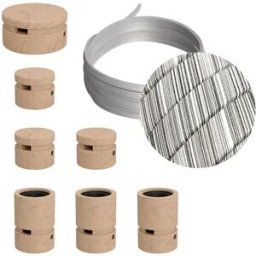 Creative Cables Kit D´éclairage Linear Filé System Ecc37 5 M 7 Unités Brown / Black / White One Size