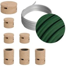 Creative Cables Kit D´éclairage Linear Filé System Cm21 5 M 7 Unités Brown / Dark Green One Size