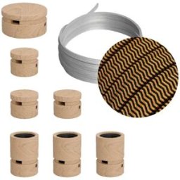 Creative Cables Kit D´éclairage Linear Filé System Cz22 5 M 7 Unités Brown / Black One Size