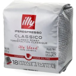 illy Americano Classic Roast - 18 Capsules de café pour illy IperEspresso - Americano